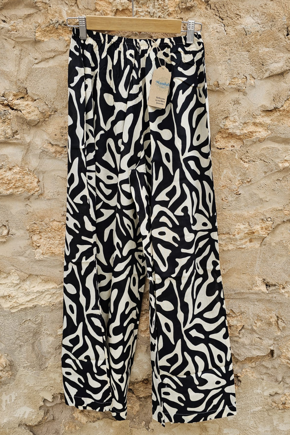 NSET-56 SET LONG BORDER KIMONO+ LILI TROUSER