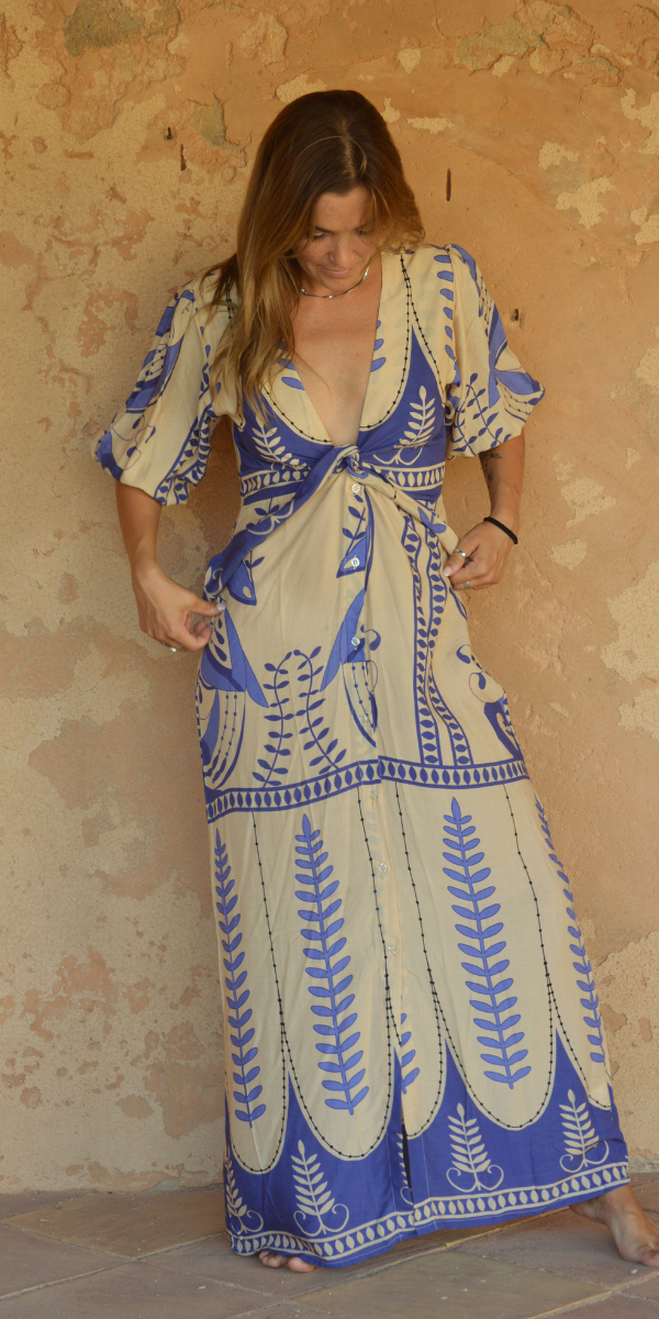 DR-10070 NUDE DRESS