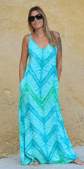 09470-B LALA LONG DRESS BLUE