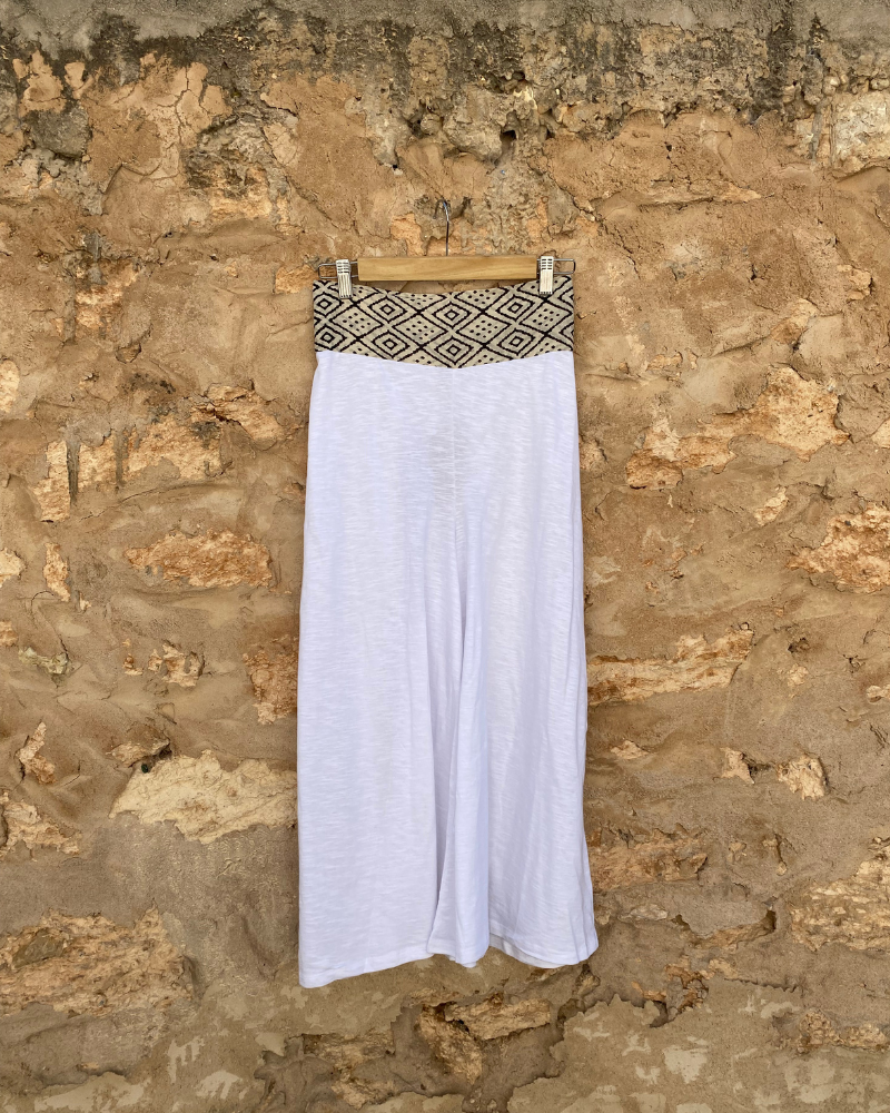 BORDER TROUSER BAMBOO
