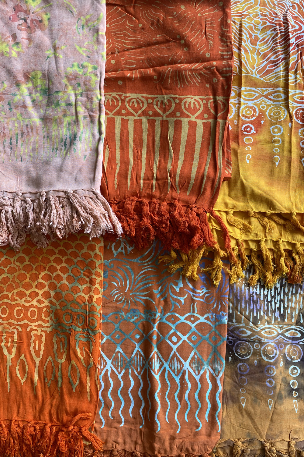 PAREO BATIK BALI - NARANJA