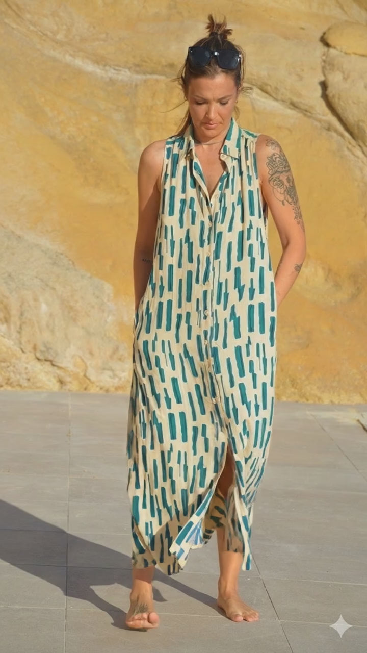 CAMISERO BACK HOLE PRINT