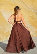 VESTIDO LAZO BEIGE